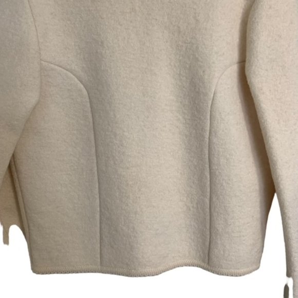 Northern Isles 100% Wool Ivory Jacket size 11/12 - Picture 6 of 10